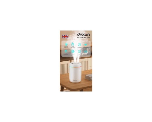 Зволожувач повітря DYXON MEGAHUMI 3500 White (DXNZVMGHMI3500W) Зволожувач повітря DYXON MEGAHUMI 3500 White (DXNZVMGHMI3500W)