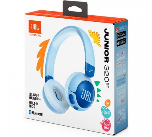 Наушники JBL JR 320BT Blue (JBLJR320BTBLU) Наушники JBL JR 320BT Blue (JBLJR320BTBLU)