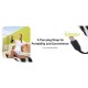 Батарея универсальная Baseus QPow2 20000mAh 30W, с 2*Type-C Cable, White (P10055009213-00)