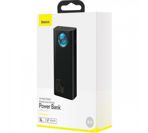 Батарея универсальная Baseus Amblight Digital Quick 30000mAh 65W, Black (PPLG00101) Батарея универсальная Baseus Amblight Digital Quick 30000mAh 65W, Black (PPLG00101)