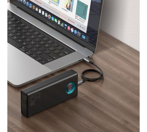 Батарея универсальная Baseus Amblight Digital Quick 30000mAh 65W, Black (PPLG00101) Батарея универсальная Baseus Amblight Digital Quick 30000mAh 65W, Black (PPLG00101)