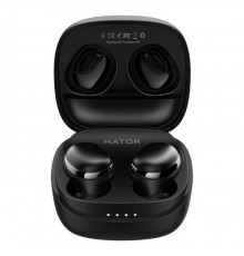 Наушники Hator Hyrerpunk Truedots SyncHUB Black (HTA411)