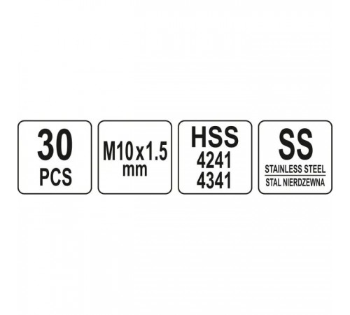 Набір інструментів Yato для ремонту різьби M10x1, 5 (YT-17634) Набір інструментів Yato для ремонту різьби M10x1, 5 (YT-17634)