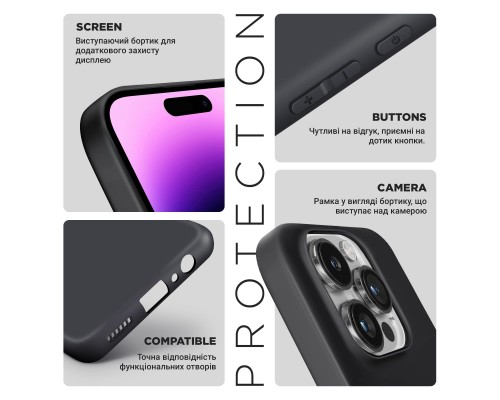 Чохол до мобільного телефона Armorstandart Matte Slim Fit Xiaomi Poco X7 Pro Camera cover Black (ARM82740)