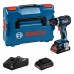 Шуруповерт Bosch GSB 18V-90 C 18В 2х4Агод 3664Нм 0-6300-2100обхв 1.2кг (0.601.9K6.104)