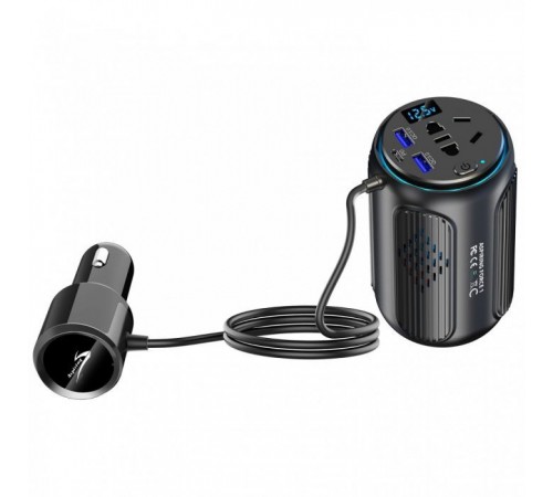 Автомобільний інвертор 12V/220V Force1 150W, PD20W Aspiring (FC.150) Автомобільний інвертор 12V/220V Force1 150W, PD20W Aspiring (FC.150)
