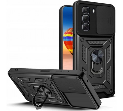 Чохол до мобільного телефона BeCover Military Infinix Hot 50 (X6720) Black (713046) Чохол до мобільного телефона BeCover Military Infinix Hot 50 (X6720) Black (713046)