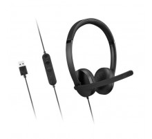 Наушники Lenovo USB-A Wired Stereo Headset Gen 2 Black (4XD1P83425)