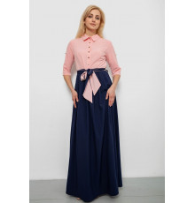 Сукня жіноча софт, колір персиково-синій, 230R79-12