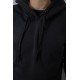 Худі чоловічий на флісі однотонний, колір чорнильний, 241R2650