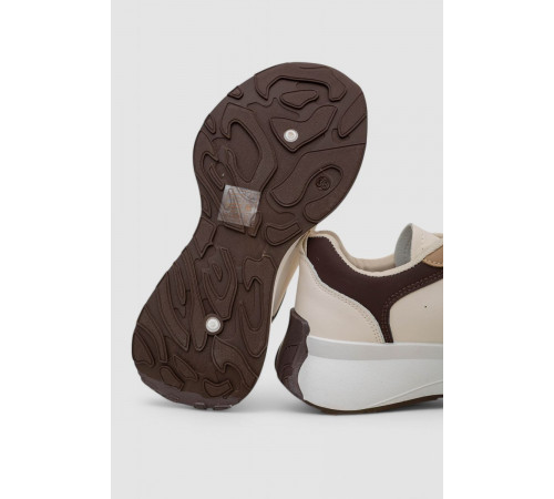 Кроссовки женские, цвет бежево-коричневый, 248RXM60