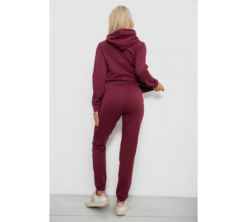 Спортивный костюм женский двухнитка, цвет сливовый, 214R1419-003