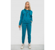 Спортивний костюм жіночий двонитка, колір бірюзовий, 214R1419-003