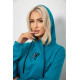 Спортивный костюм женский двухнитка, цвет бирюзовый, 214R1419-003