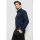 Сорочка чоловіча однотонна, колір синій, 186R2534