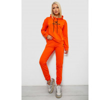 Спортивный костюм женский двухнитка, цвет оранжевый, 214R1419-007