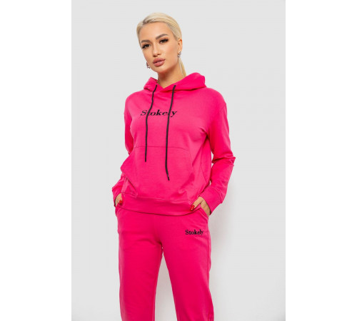 Спортивный костюм женский двухнитка, цвет розовый, 214R1419-006