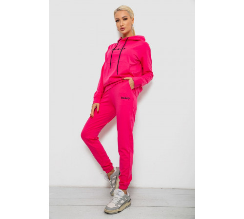 Спортивный костюм женский двухнитка, цвет розовый, 214R1419-006