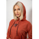 Спортивный костюм женский двухнитка, цвет терракотовый, 214R1419-003
