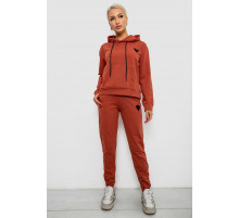 Спортивный костюм женский двухнитка, цвет терракотовый, 214R1419-004