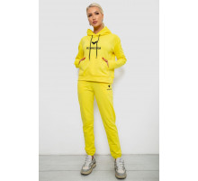 Спортивний костюм жіночий двонитка, колір жовтий, 214R1419-007