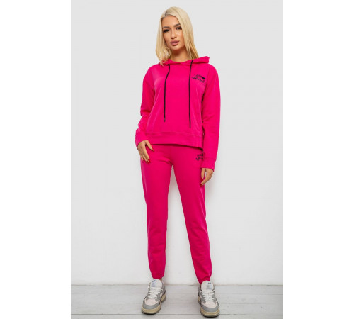 Спортивный костюм женский двухнитка, цвет розовый, 214R1419-005