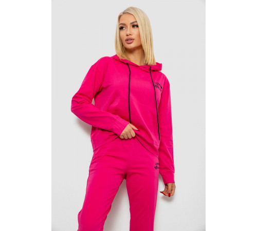 Спортивный костюм женский двухнитка, цвет розовый, 214R1419-005