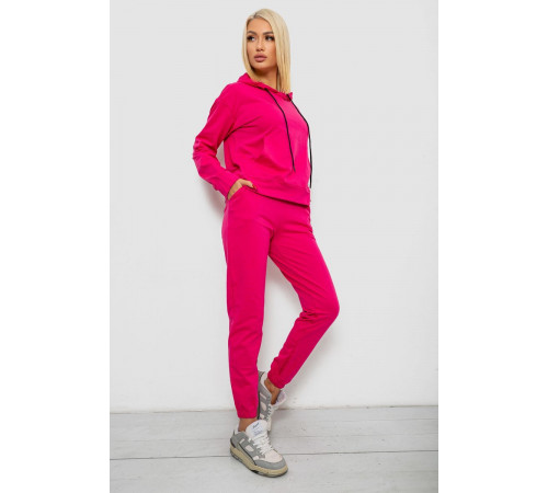 Спортивный костюм женский двухнитка, цвет розовый, 214R1419-005