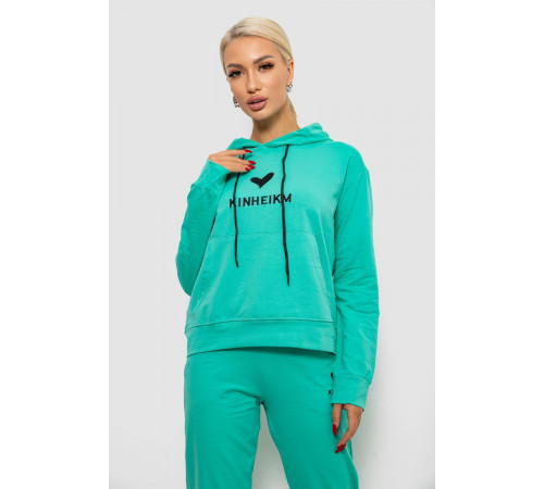 Спортивный костюм женский двухнитка, цвет мятный, 214R1419-007