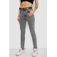 Джинси жіночі Skinny Американки, колір сірий, 244R00970