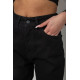 Джинсы женские MOM, цвет черный, 244R1382