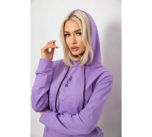 Спортивный костюм женский двухнитка, цвет сиреневый, 214R1419-001