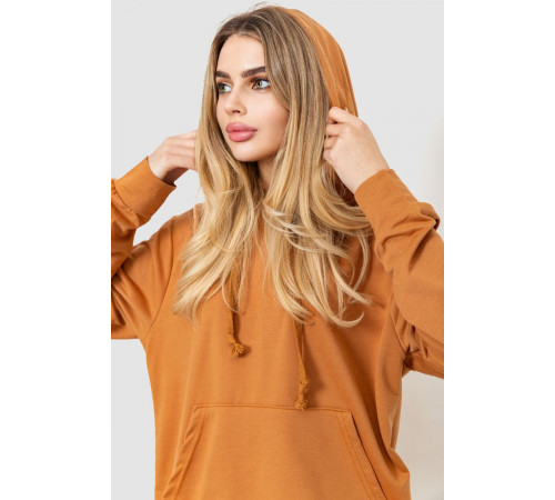 Спортивный костюм женский двухнитка, цвет коричневый, 244R009