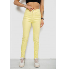 Джинси жіночі Slim Fit, колір жовтий, 182R1489S19