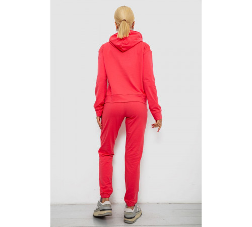 Спортивный костюм женский двухнитка, цвет коралловый, 214R1419-007