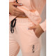 Спортивный костюм женский двухнитка, цвет персиковый, 214R1419-001