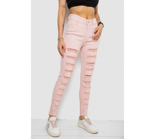 Джинси жіночі Slim Fit, колір пудровий, 182R1171