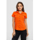 Сорочка жіноча однотонна, колір помаранчевий, 230R068-1