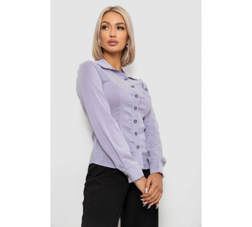 Рубашка классическая в полоску, цвет сиреневый, 230R644