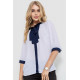 Блуза жіноча, колір біло-синій, 172R11-2