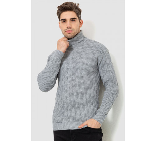 Гольф мужской, цвет светло-серый, 161R696