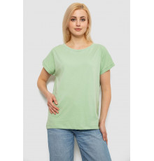 Футболка женская однотонная, цвет оливковый, 244R2300
