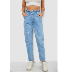 Джинси жіночі Mom-fit, колір блакитний, 244R1601S20-LZ