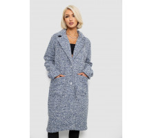 Пальто жіноче без підкладки, колір синій, 257R99
