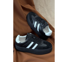 Кросівки жіночі демісезонні, колір чорно-білий, 248RCX1580