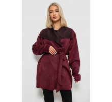 Кардиган женский однотонный, цвет сливовый, 257R001