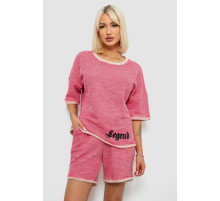 Костюм женский повседневный, цвет розовый, 257R604