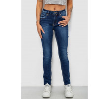 Джинсы женские однотонные Skinny, цвет синий, 244RNL2040
