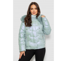 Куртка женская демисезонная короткая, цвет мятный, 244R22-828