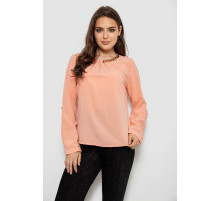 Блуза однотонная, цвет персиковый, 230R306